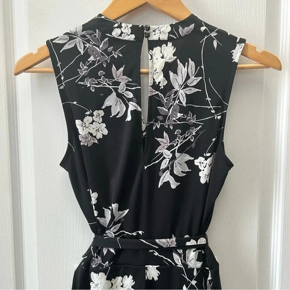 Ricki’s Jumpsuit Floral Printed Black Purple Cream Size  2 NWOT - Picture 13 of 16